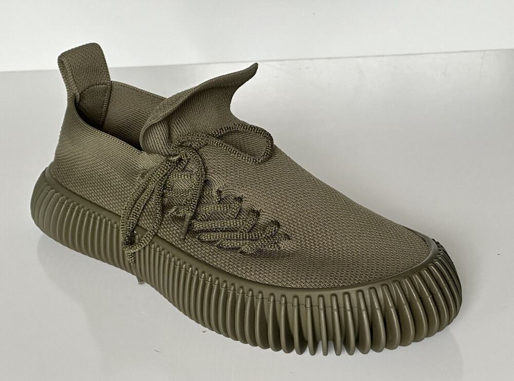 Bottega Veneta Men's Tech Knit Stretch Khaki Sneakers 10 US (43) 690112 NIB $920